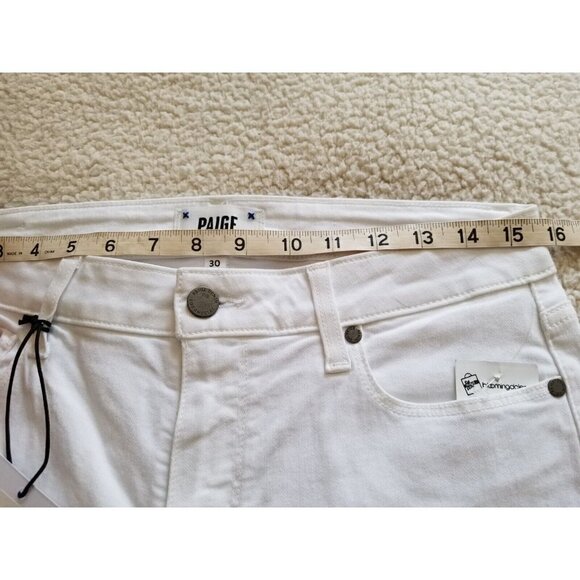 Paige Women's Verdugo Ankle w/Raw Hem Jeans  Artica Destructed Size 30 - Picture 8 of 11